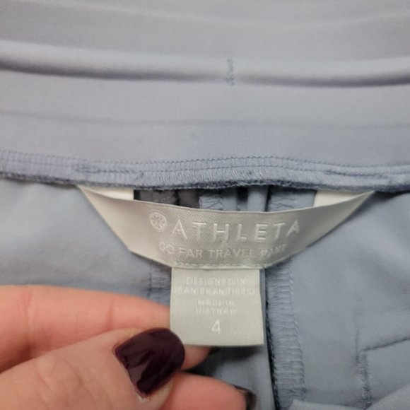 Athleta Light Blue Track Pants - Picture 12 of 12
